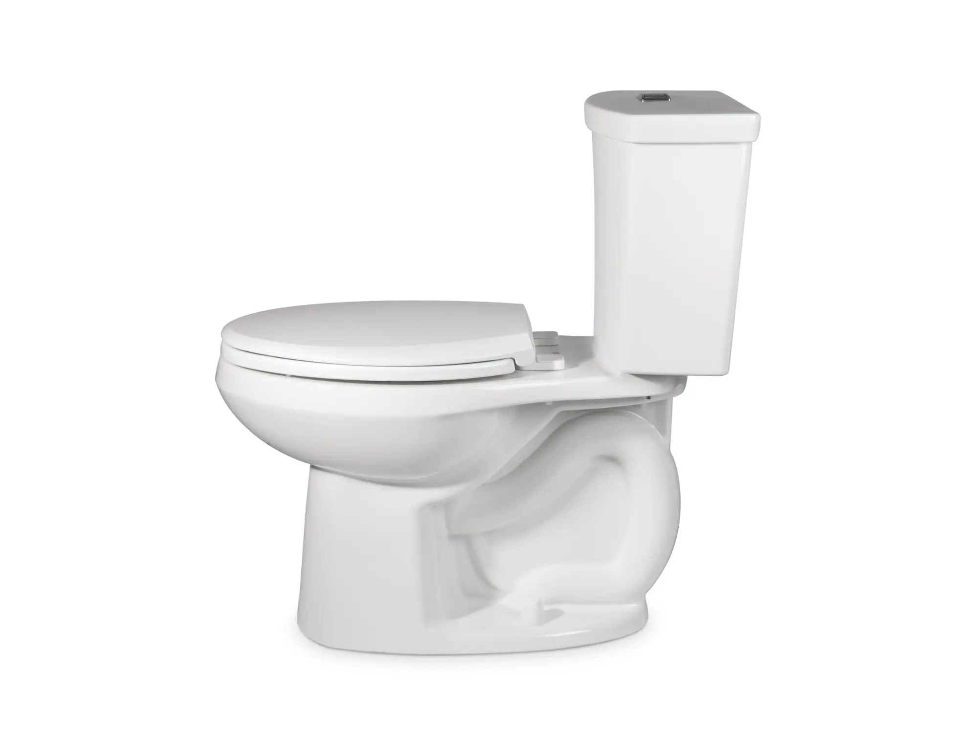 Ravenna 3 Two-Piece Dual Flush 1.6 gpf/6.0 Lpf and 1.0 gpf/3.8 Lpf Chair Height Elongated Complete Toilet With Seat and Lined Tank